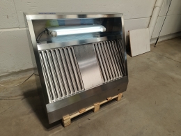 Rvs afzuigkap - 100x 90cm 